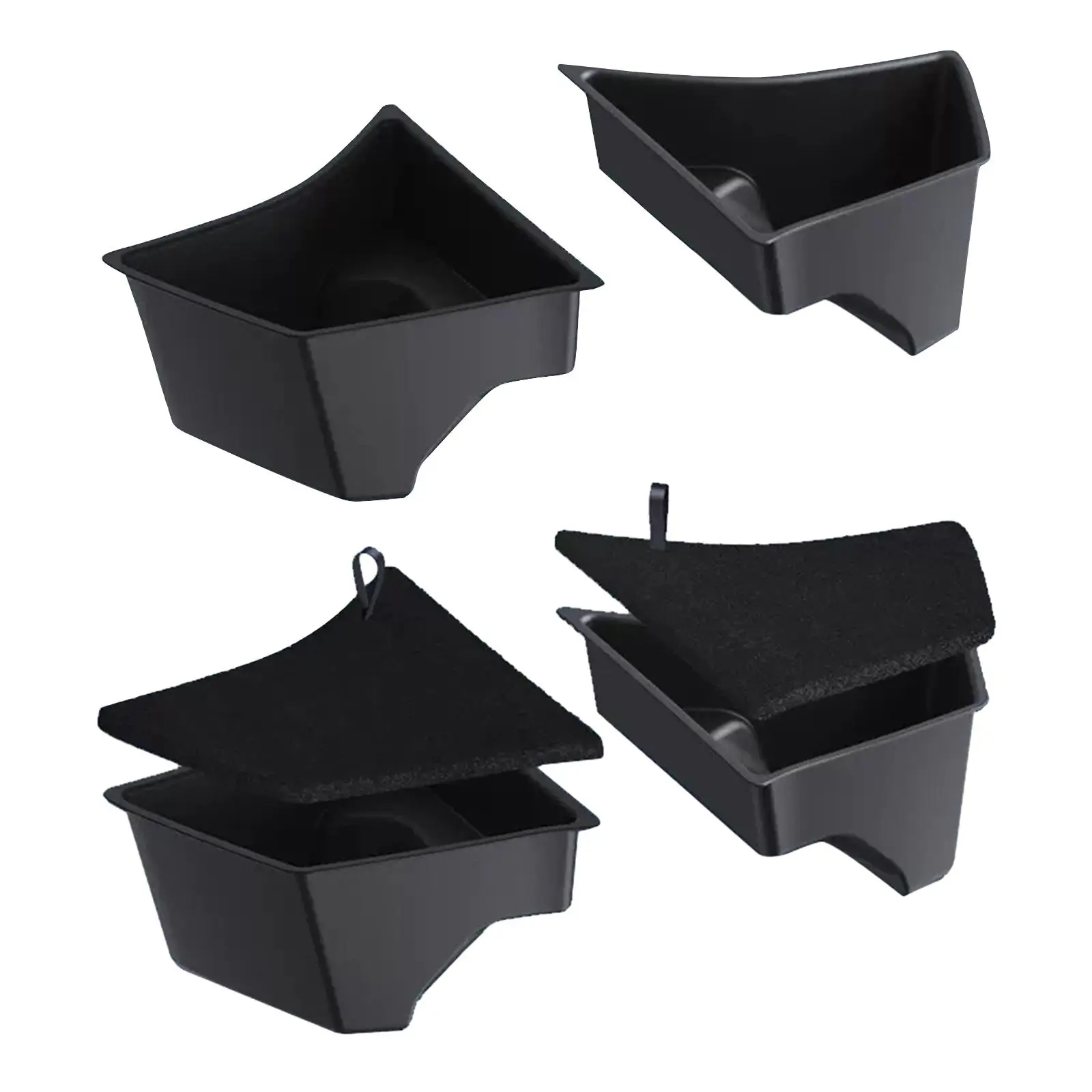 

Боковая коробка для хранения заднего багажника, принадлежности для хранения, легкая установка, запасные части, высококачественные боковые части для хранения в багажнике для модели 3