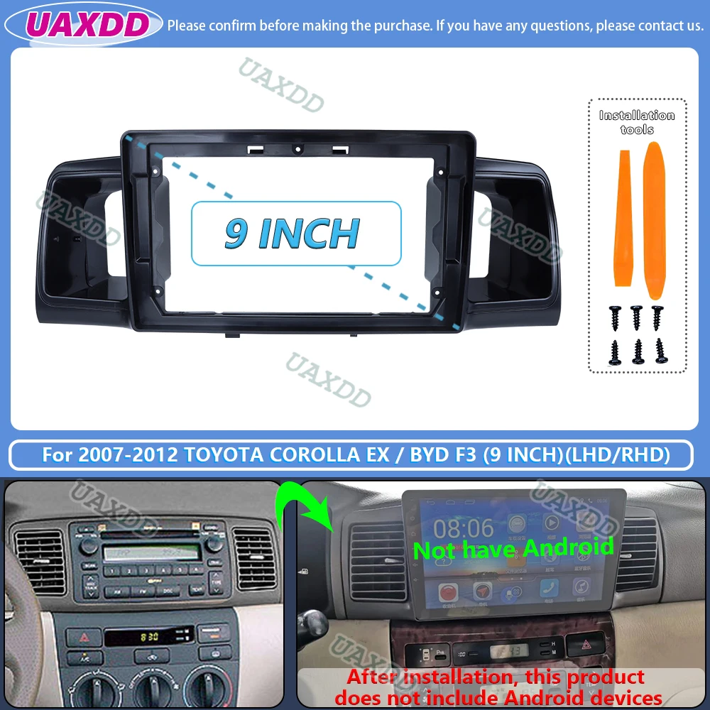 1DINカーステレオラジオフェイシアパネル ダッシュCD DVD取り付けトリムフレーム に適合する 4B 2001 2002 200 ステレオフレーム  に適合する ルノー に適合する トラフィック 2001-2010 鼻隠しパネル ラジオパネルフェイシア ステレオ鼻隠し 9インチ カーフレーム ... 自動車部品 カーラジオフレーム ステレオ DVD ダッシュトリム フェイシアパネル ダブルDIN に適合する エルグランド E51