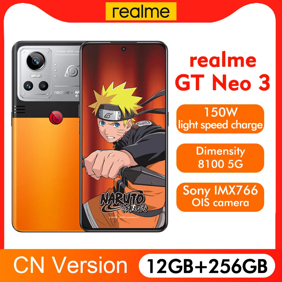 realme gt neo 3 5g naruto limited 150w dimensity India