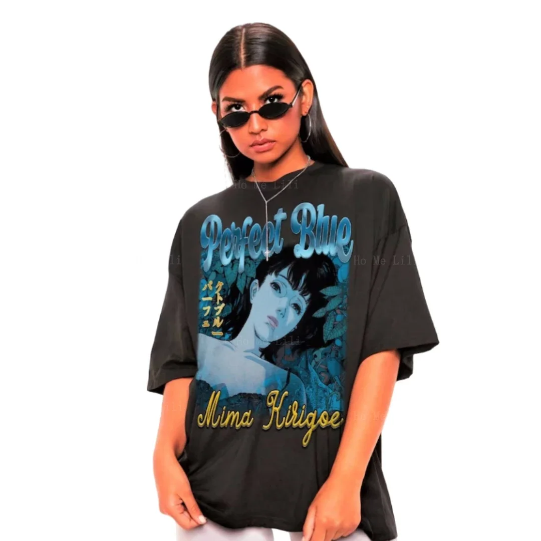 Retro Perfect Blue Mima Kirigoe Shirt Satoshi Kon T Shirt Vintage Top Custom