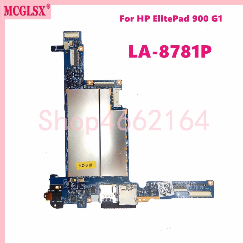 

LA-8781P Mainboard For HP ElitePad 900 G1 Tablet Laptop Motherboard 724353-001 100% Tested OK