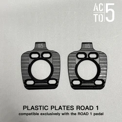 Magnetic Replacement Parts for Bicycle Pedals - Enhanced Grip for Road and MTB (PLASTIC PLATES ROAD1)