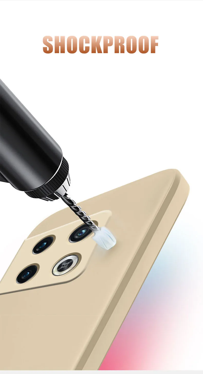 Husă de telefon din silicon lichid pentru oneplus moale_voghion.com