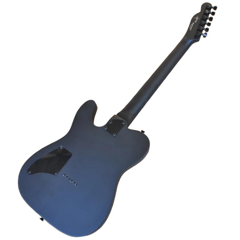 Electric Guitar Black Signature Matte Body Self-locking Neck OTGT-2015