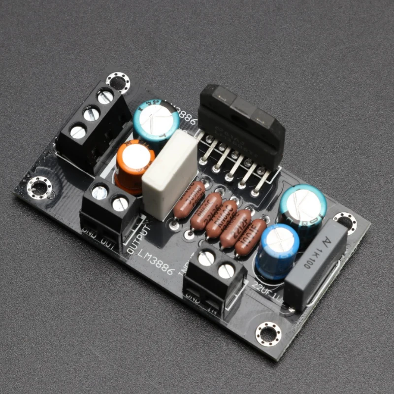 KYYSLB Positive and Negative DC Double 20-28V 68W LM3886T Amplifier Board HIFI High Fidelity Enthusiast Mono Amplifier Board integrated amplifier Audio Amplifier Boards