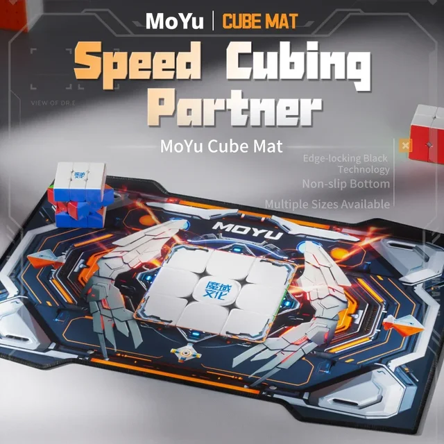 [SomeCube] MoYu Cyberpunk Mat CFOP Cube Mat Moyu Magic Cube Competition CFOP Speed Timer Mat Magic Infinity Fidget Toy 2