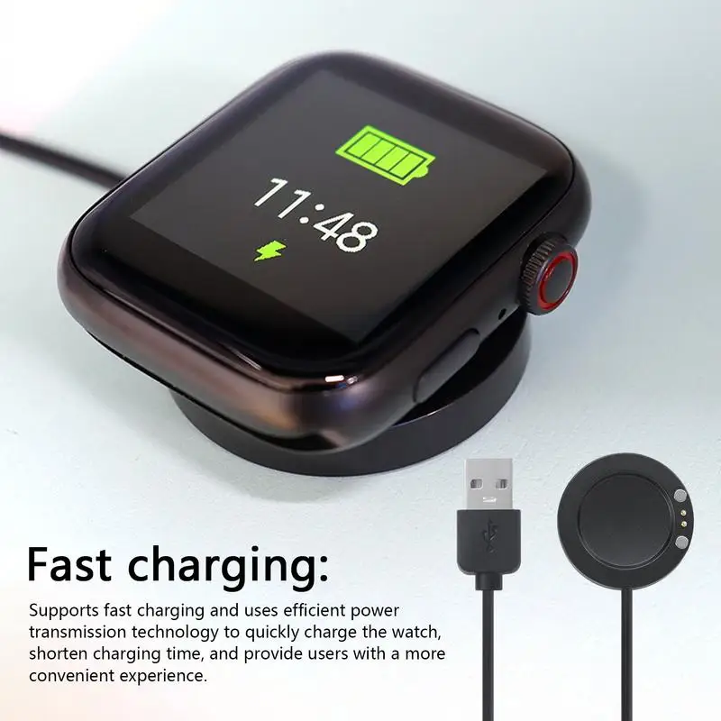 Wireless Smartwatch Charger Smart Watch Magnetic Charging Cable Cradle Portable Watch Charging Supplies For Business Trips Home