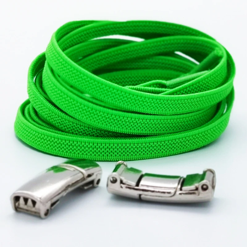 Shoelaces Without Ties, Shoe Laces, Elastic Shoelaces, Elastic Shoe Laces, Shoe Accessories Metal magnetic and elastic Shoelaces for Sports Shoes Adult Pairs