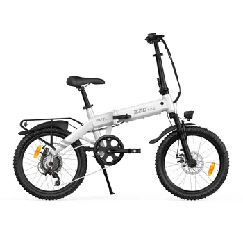 Bicicletta elettrica per adulti PVY Z20 PRO EVO, motore da 250W, batteria 36V 14.5AH, pneumatici larghi da 20 pollici.