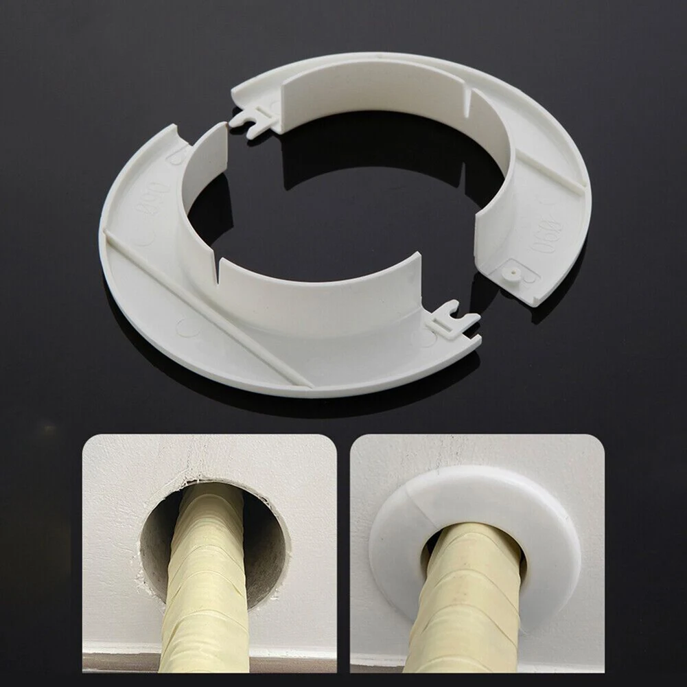 1PC Vent Cover Air-conditioning Pipe Plug Decorative Cover Wall Wire Hole Cover 40-80mm For Home Office Hotel Furniture Hardware