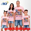 Cute Disney Cruise Line Mickey and Friends Print T-shirt Dad and mom kids Cotton Short Sleeve Family Matching Outfits Casual Top 2