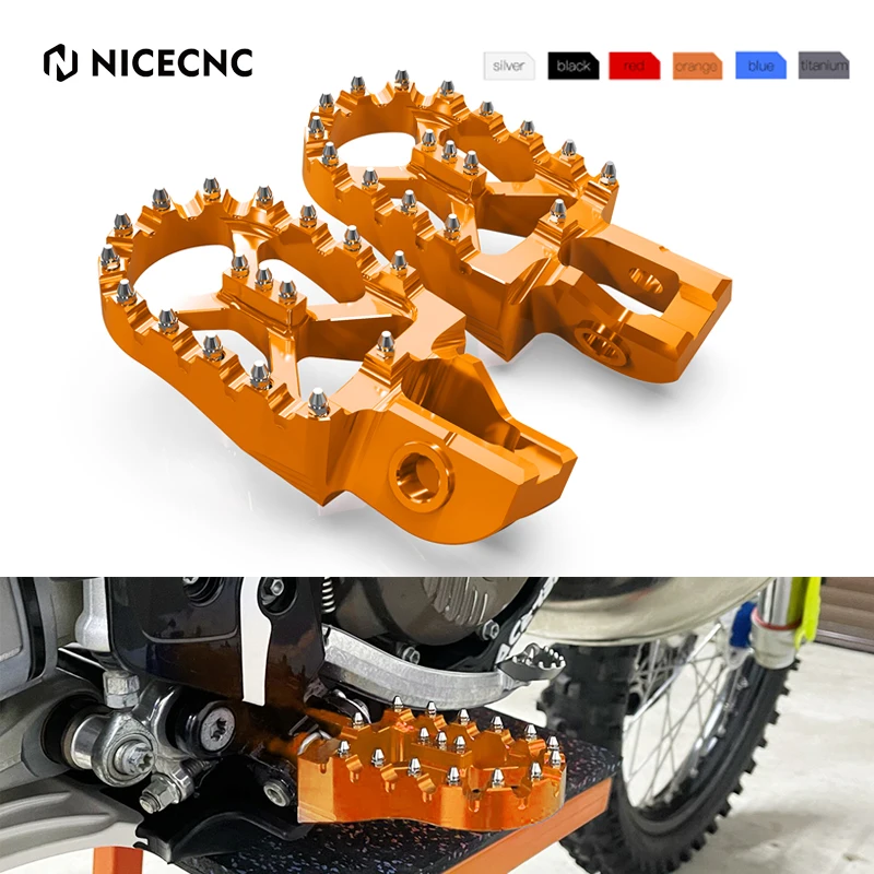 Per Ktm 2017-2023 Exc 300 Exc 250 Ex-F 350 57Mm Pedane Larghe Pedali Poggiapiedi Sx 125 Sx 200 Sx-F 350 Xc 450 Xcf 500 2017-2022