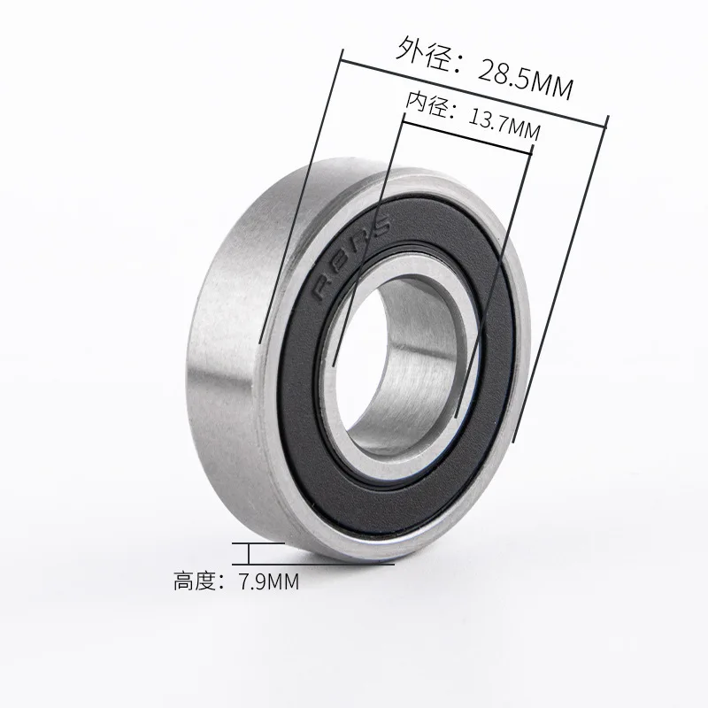 10 pcs R2-2RS 3.175*9.525*3.967 R3-2RS 4.762*12.7*4.978 R4-2RS R6-2RS R8-2RS R10-2RS Inch Bearing Metal Sealed Ball Bearings