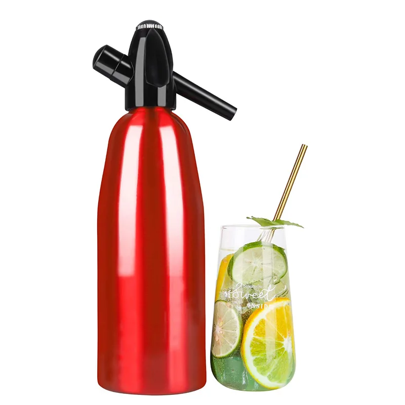 

Soda Siphon Sparkling Water Maker Home Seltzer Maker Portable Seltzer Water Use 8 gram CO2 Cartridges(Not Included) Carbonated