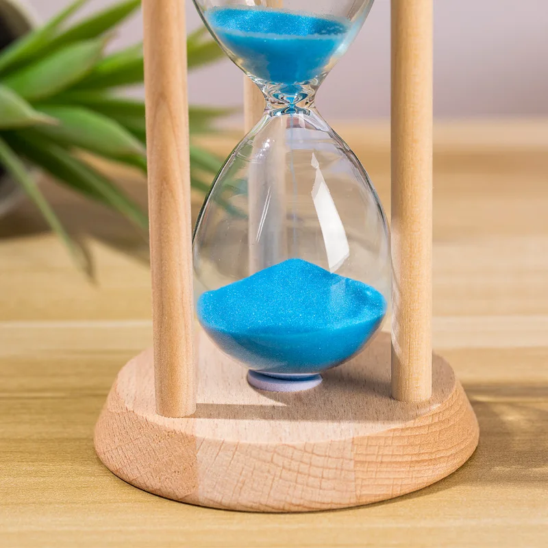 Holz Sanduhr Set - 1/3/5 Minuten Timer Für Küche & Dekoration