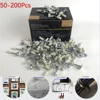 200/100/50Pcs Special Nails for Manual Nail Gun Steel Rivet Tool Concrete Wall Anchor Wire Slotting Device Decoration Tool Parts 1