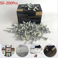 200/100/50Pcs Special Nails for Manual Nail Gun Steel Rivet Tool Concrete Wall Anchor Wire Slotting Device Decoration Tool Parts 1