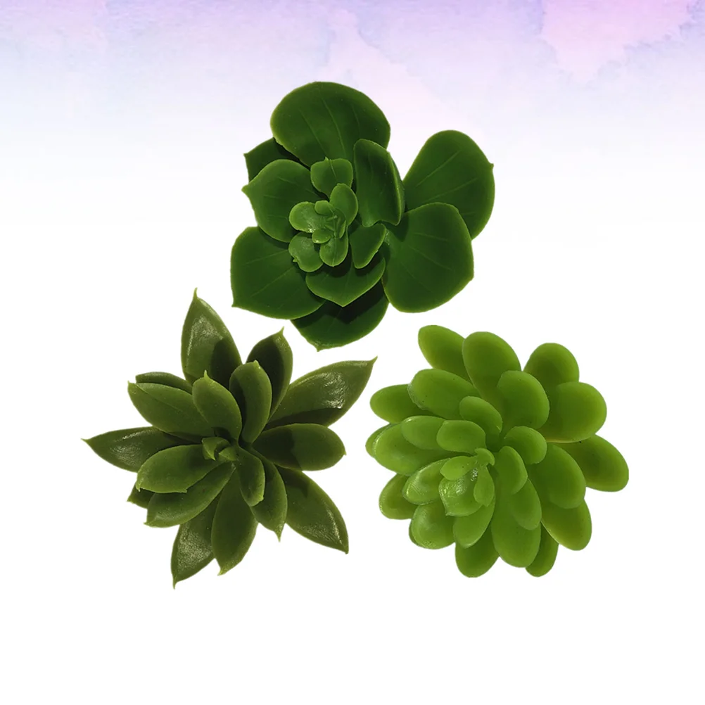 

3 PCS Succulent Cuttings Simulated Twig Decor Indoor Sticks Decoration Ornament