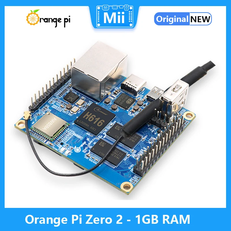 Orange Pi Zero 2 Single Board Computer 1GB RAM Allwinner H616