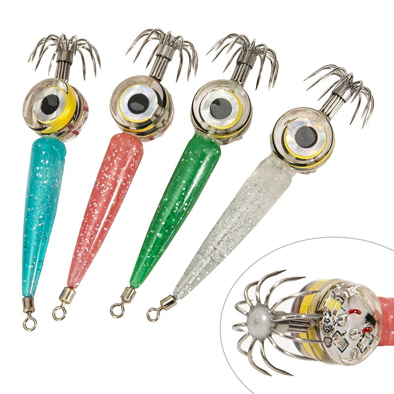 

Floating Fishing Lure Squid Jigging Luminous Octopus Cuttlefish Bait Jigs For Sea Boat Fishing Sutte