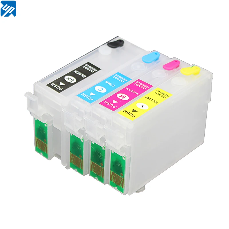 T1301 129 Refillable ink cartridges for Epson Workforce WF-3520 WF-7525  WF-7515 WF-7015 WF-3540 WF-3010 printer