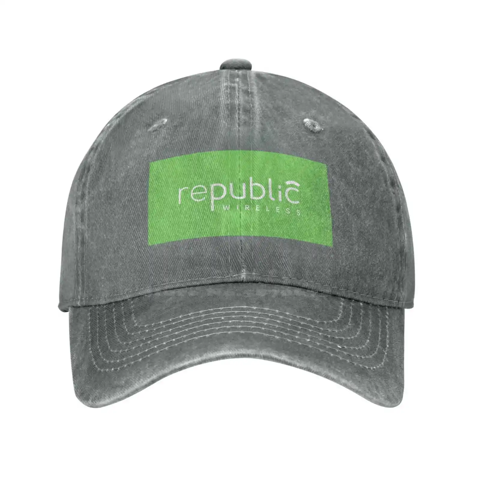 

Republic Wireless Logo Fashion quality Denim cap Knitted hat Baseball cap
