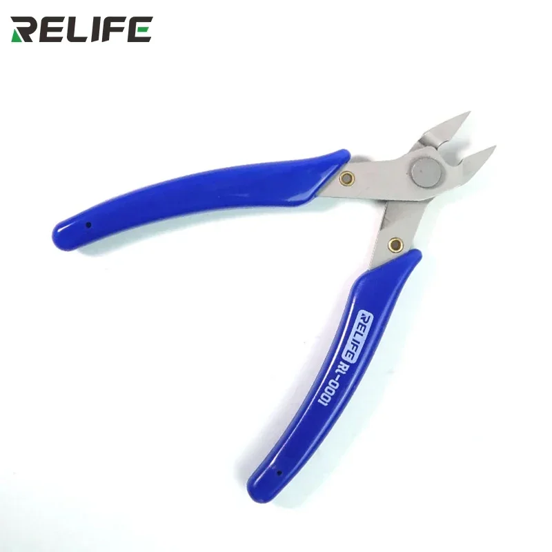 Relife RL-0001 정밀 대각선 플라이어, 와이어 케이블 절단기용 절단 플라이어, 고경도 전자 수리 수공구
