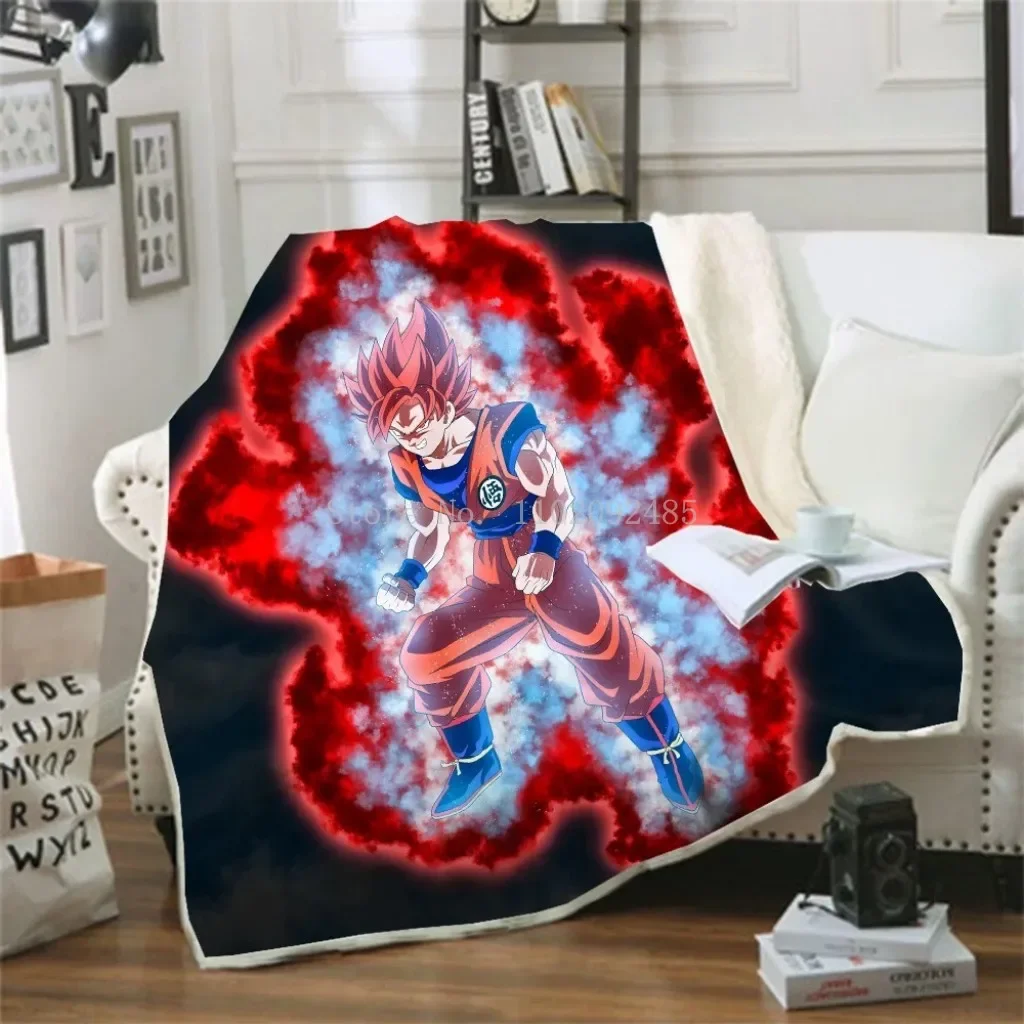 Vegeta Dragon Ball Animation SHENRON Nap Blanket 3D Digital