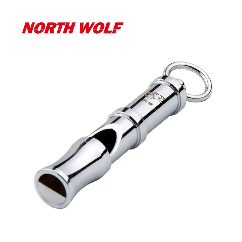 2021 New Treble Whistle Silver Polished Pure Copper Single Airway Outdoor Survival Whistle