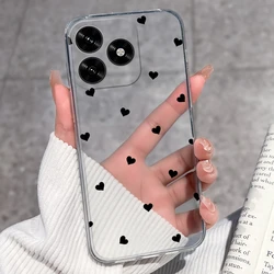 Cute Pet Dog Pattern Transparent TPU Soft Silicone Anti - Slip Protective Phone Case for Honor X5c Plus (U771)
