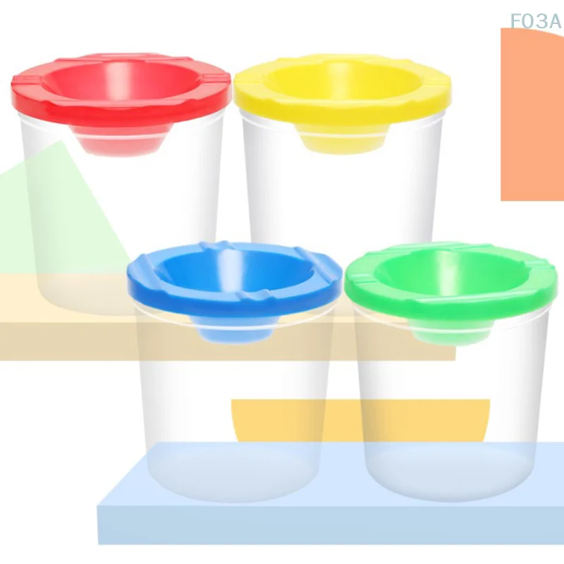 플라스틱 투명 페인팅 펜 세척 컵, 다기능 펜 세척 버킷, 수채화 페인트 아트 펜