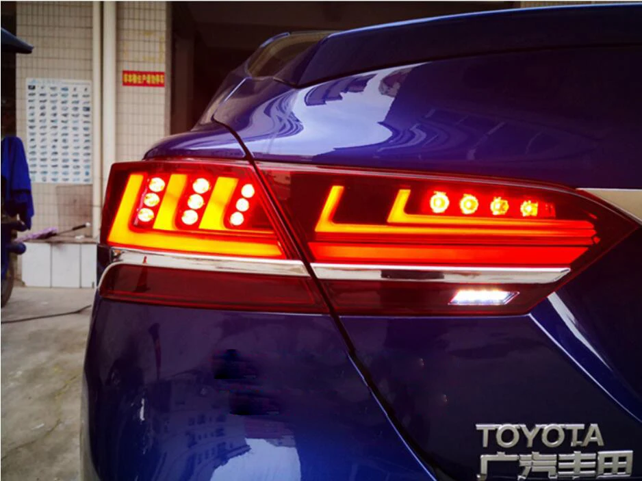 

Задний светодиодный фонарь для заднего фонаря Camry, задний фонарь для камеры, 2017 ~ 2019 лет, задсветильник для камеры