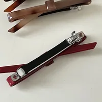 Hairpin Headdress Clip Side Girl's Word Clip Female Online Influencer Bow Back Head Bangs Top Clip Headdress Hair Pins 5