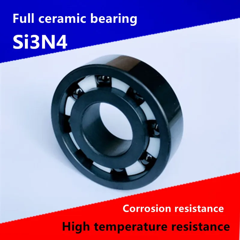 

4pcs/10pcs 6200 10x30x9 mm Si3N4 full Ceramic bearing deep groove ball bearing 10*30*9mm