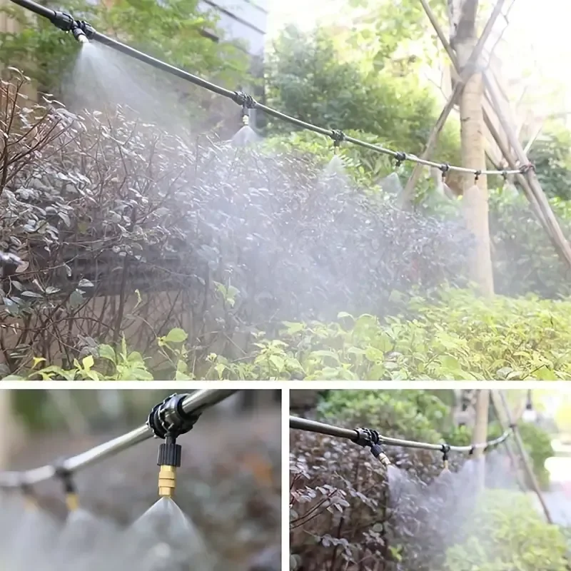 5-20m Garden Watering System Automatic Irrigation Spray Sprinkler System Garden Potted Irrigation Kit Spray Cooling Kit - 3