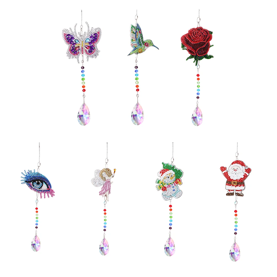 DIY Crystal Sun Catcher Wind Chime Jewelry Kit