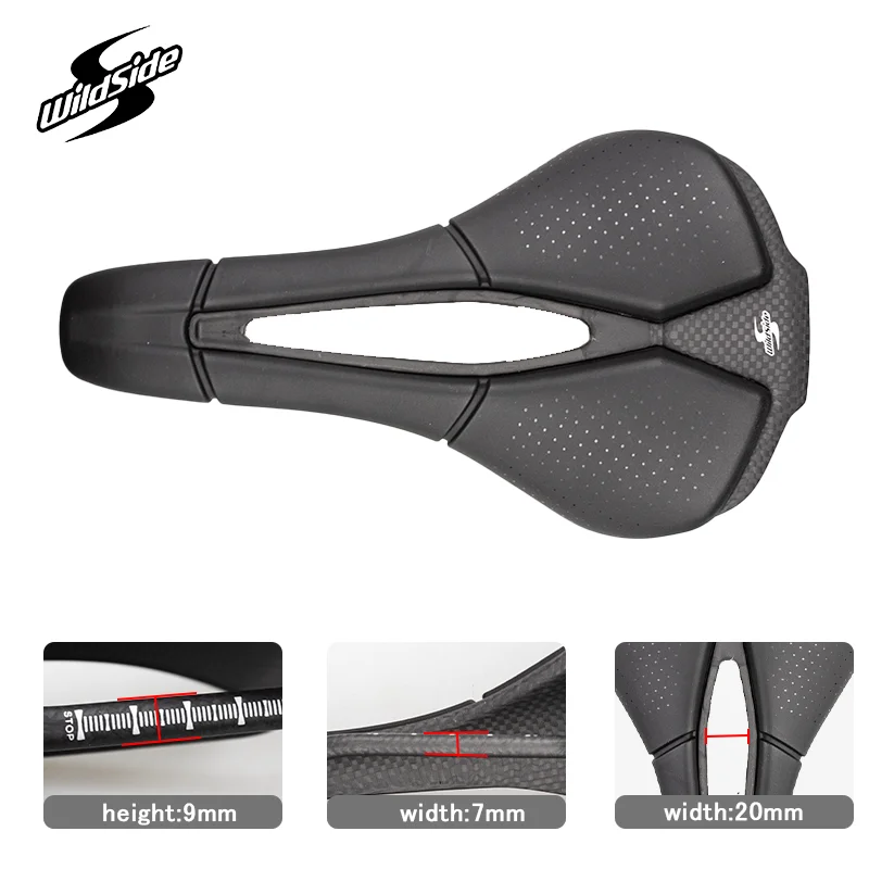 Bicycle Carbon Saddle 3D Printing Ultralight Hollow Comfortable MTB Gravel Road Bike Cycling Seat Parts