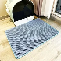 Cat Litter Mat Pet Toilet Waterproof Double Layer Pet Litter Box Mat Nonslip Sand Cat Washable Mat Clean Pad Pet Clean Supplies 2