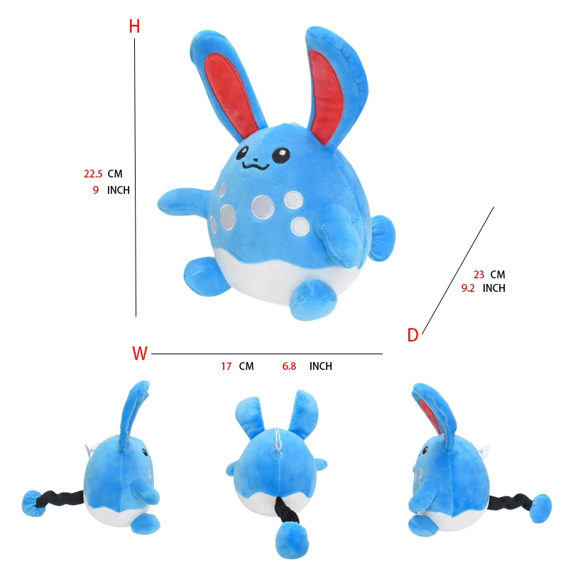 thumbnail image 1 of Sprigatito Pokemon Plush Doll Soft Animal Hot Toys Great Gift, 1 of 5