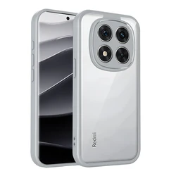 Enhanced Shockproof Transparent Case - Durable PC+TPU Protective Cover for Poco M7 Plus (GRAY)