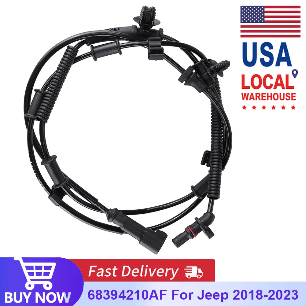 

Wheel Speed Sensor Kit 68394210AF Car Sensor Accessories Compatible For Jeep 2018-2023 New Replacement