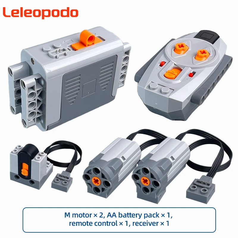 Enhanced Power Functions Servo Red Motor Building Block Toy Accessories