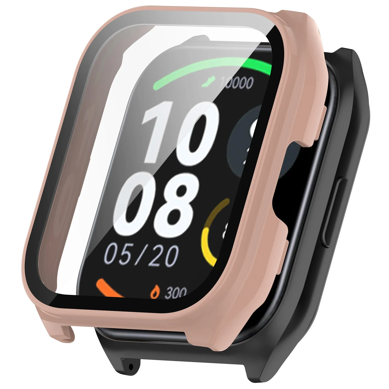 For Haylou Watch 2 Pro (LS02 Pro) 2-in-1 Protective Case With Screen Tempered Glass Protector Watch Protection Cover With Film