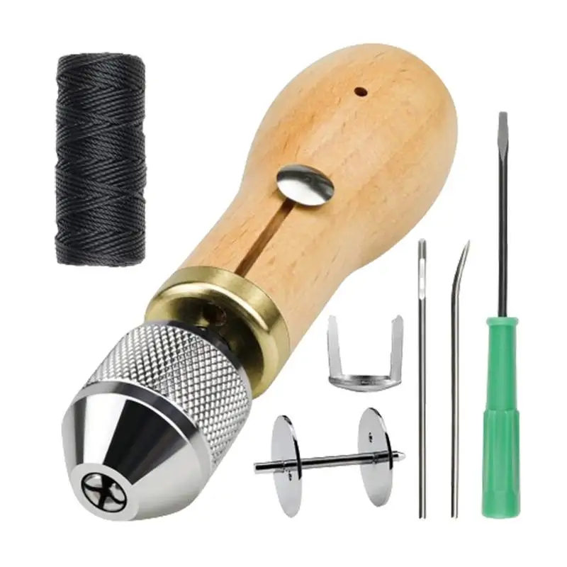 

Leather Sewing Kit Hand Sewing Repair Kit DIY Stitching Needles Tool Set for Carpet Shoes bags Leathercrafts Sewing Supplies