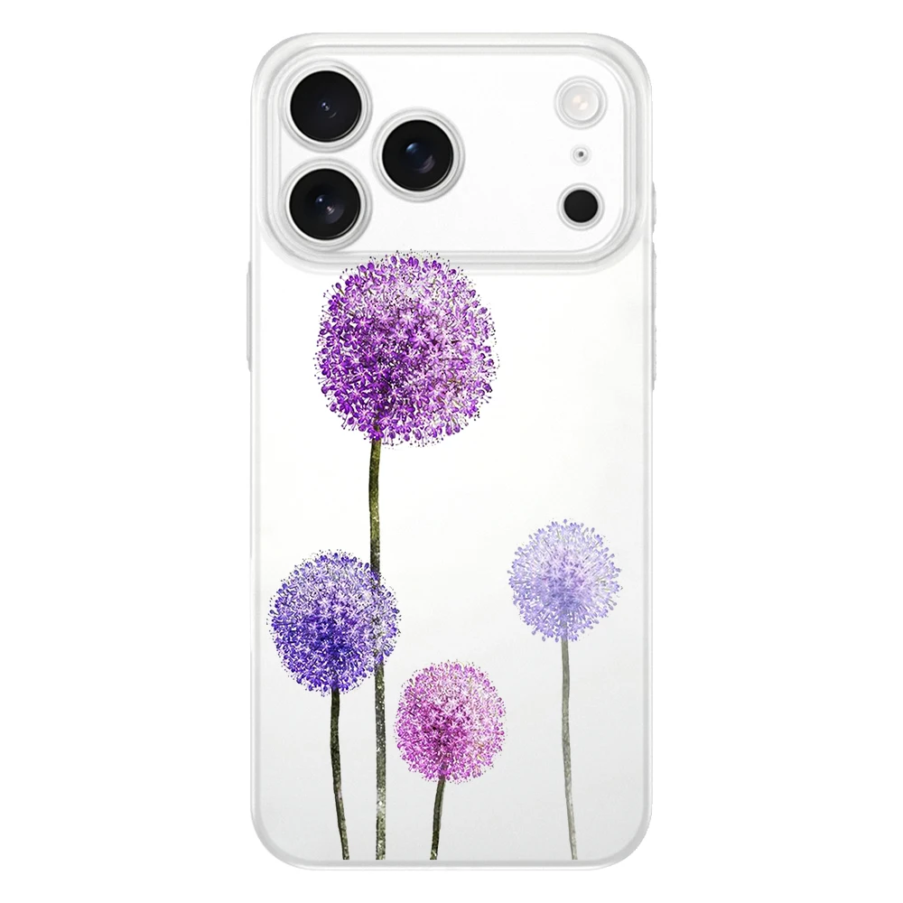 Sunflower & Lavender Soft Clear Phone Case - Easter Edition