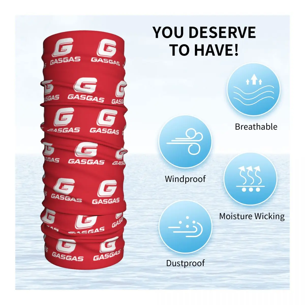 GasGas Motorcycle Bandana Neck Gaiter Printed Racing Mountain Bike Mask Scarf Warm Cycling Scarf for Men Women Adult Windproof cycling bandana motorcycle bandana neck gaiter bandana neck cover