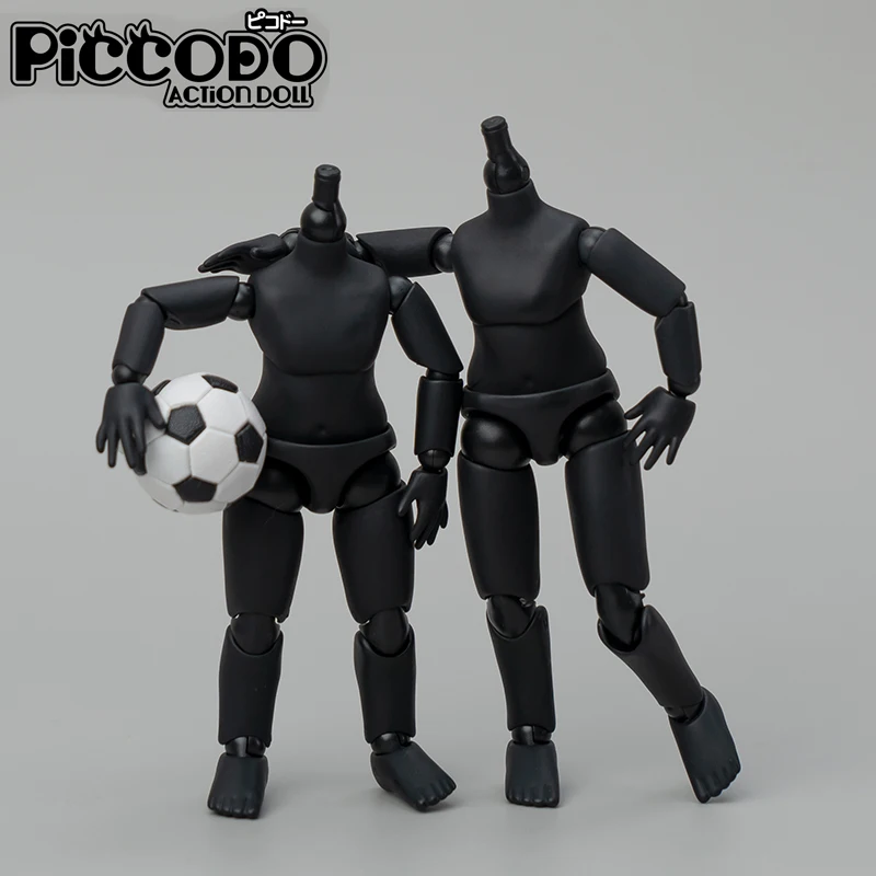New OB11 P9 P10 Doll Body Black White PICCODO Doll Body Movable Spherical Joint Dolls Suitable For GSC, STO, 1/12 BJD Doll Head 2