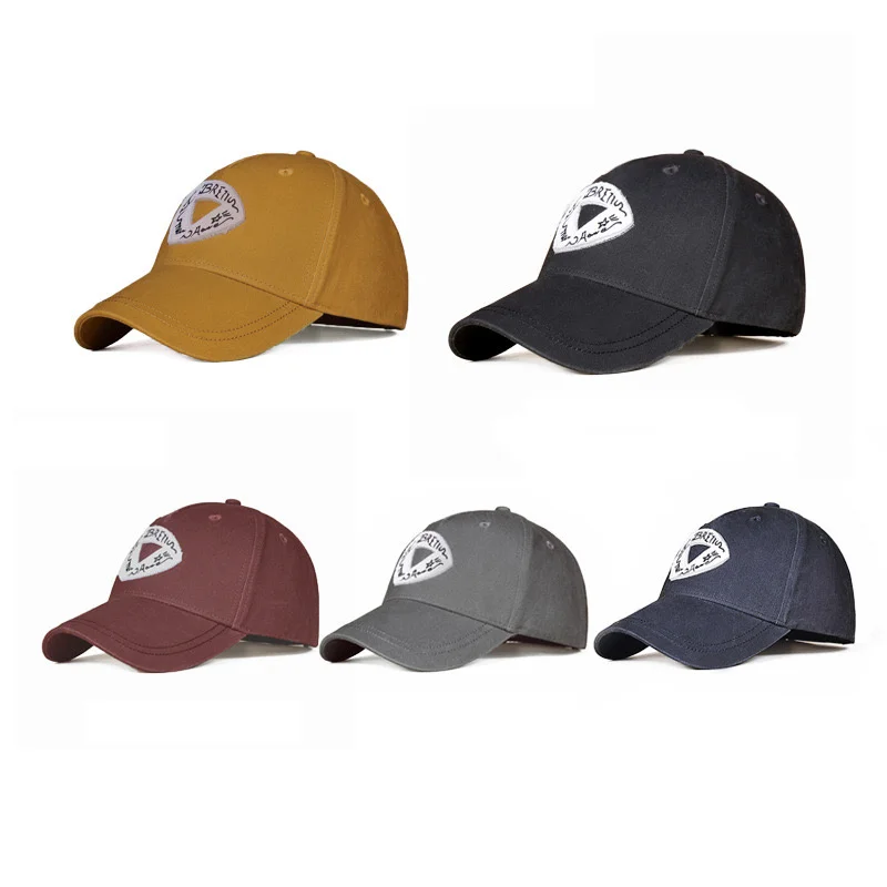 Outdoor Sun-shading Unisex 6 Panel Fashion Vintage Sports Cap Crisp Sun-blocking Cotton Embroidered Baseball Cap With A Patch