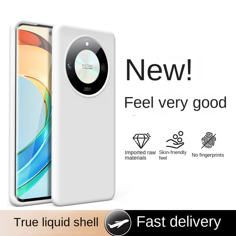 Premium Shockproof Silicone Phone Case - Soft, Skin-Friendly Protective Back Cover