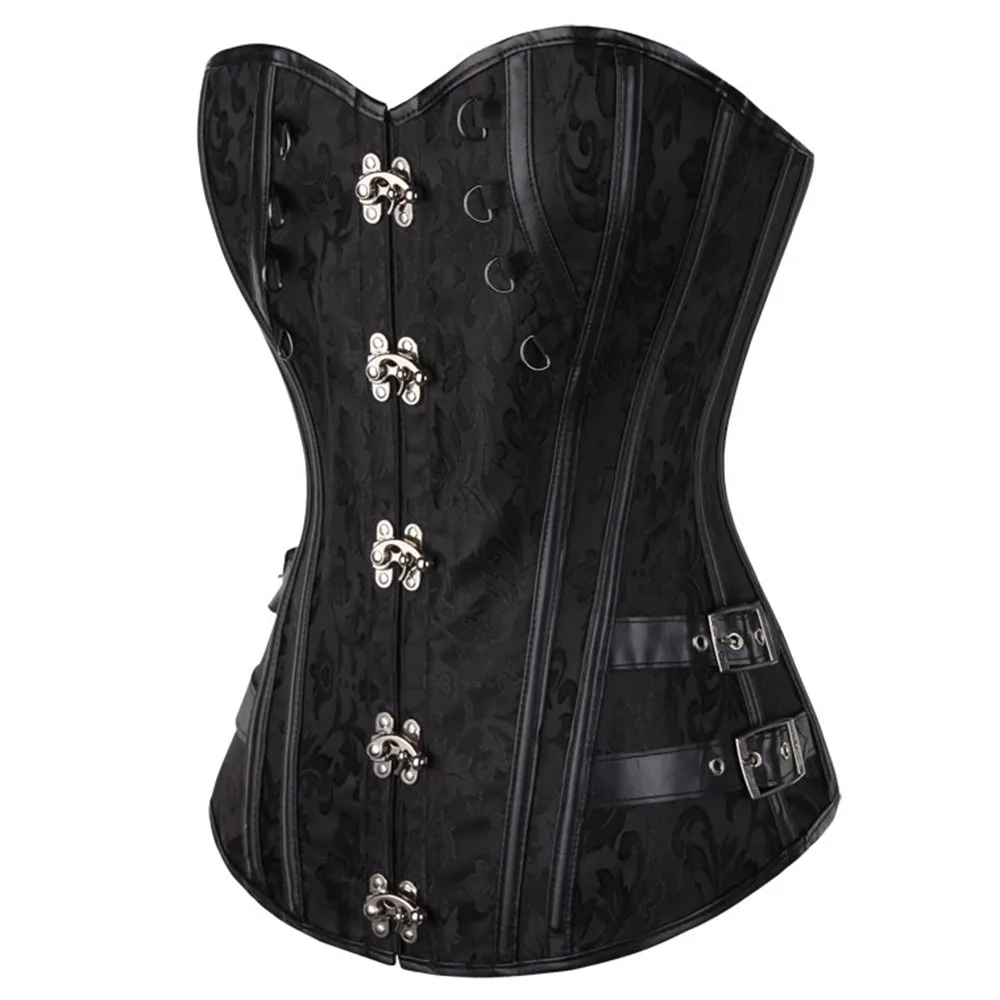 Women's Vintage Steampunk Lace-Up Corset Bustier